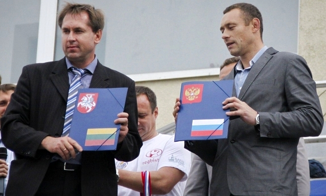 Подписание соглашения о партнёрстве между спортшколами Калининграда и Шяуляя