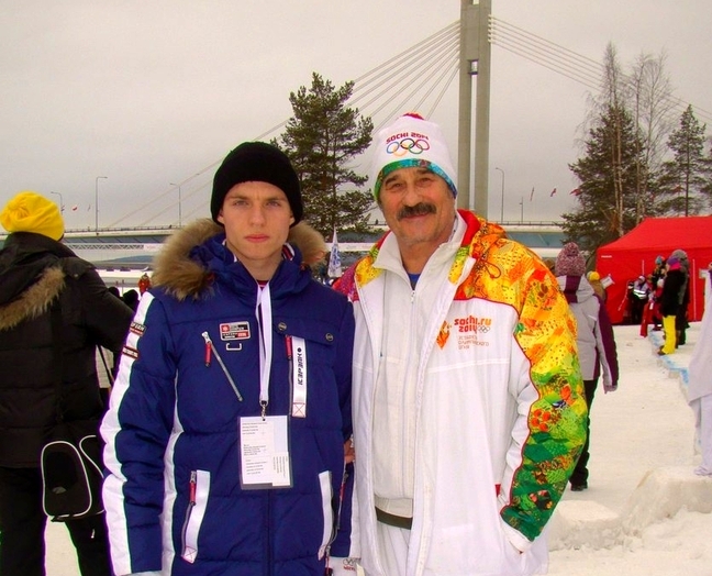 Александр Котковский и Вячеслав Тихонов в Финляндии