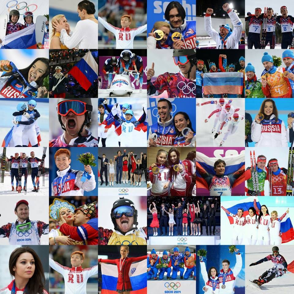 Российские чемпионы российской Зимней Олимпиады
