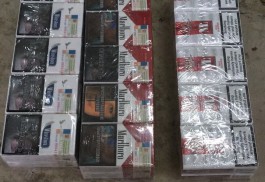 Из региона в Литву пытались вывезти 5000 пачек сигарет в фуре с двойным дном (фото)