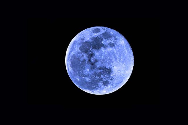 В июле жители Калининградской области смогут наблюдать Голубую Луну