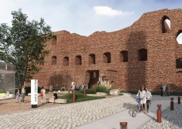 В Немане хотят благоустроить площадь и парк рядом с руинами замка Рагнит (фото)