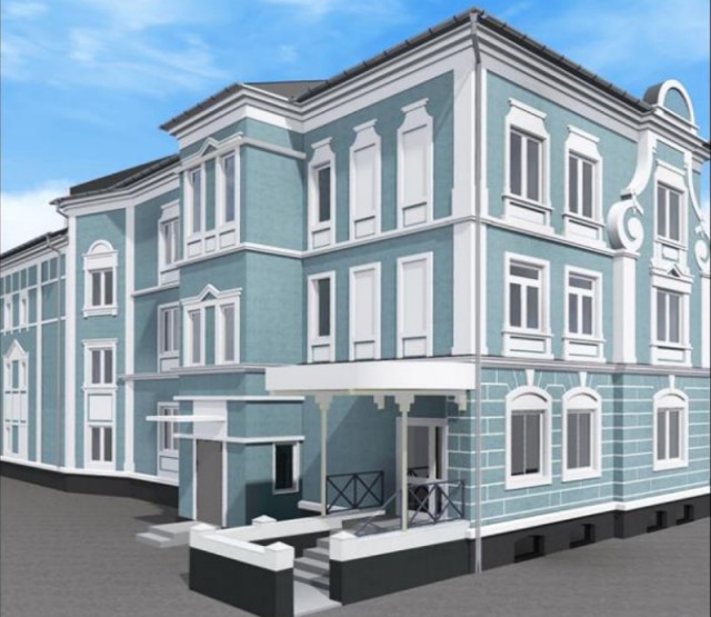 В центре Черняховска отремонтируют и украсят лепниной дом довоенной постройки (фото)