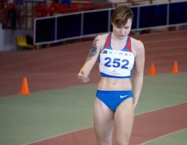 Александра Ручкина на соревнованиях в Мордовии