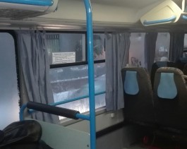 Зачем в калининградских автобусах занавески-пылесборники?