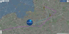 Рядом с границами Калининградской области заметили самолёт разведки ВВС США