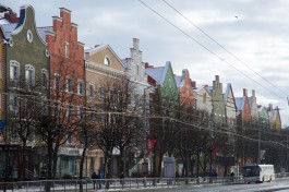 «Ганзейский забор»: в Калининграде открыли все дома на нечётной стороне Ленинского проспекта