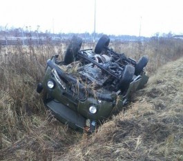 На трассе Калининград — Черняховск из-за гололёда произошло три аварии