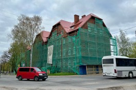 В Черняховске приступили к ремонту двух исторических домов на улице Победы  (фото)
