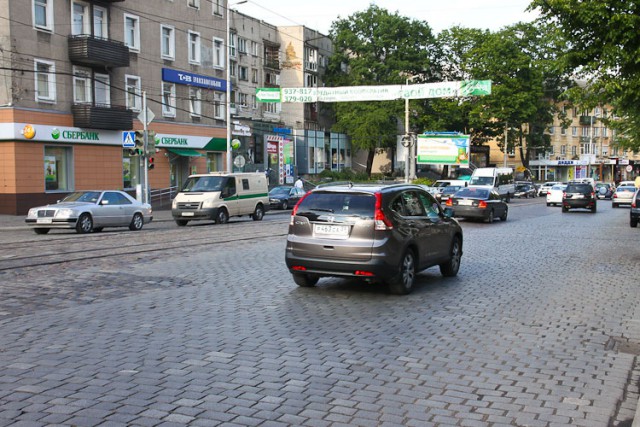 В Калининграде временно перекроют движение по проспекту Мира