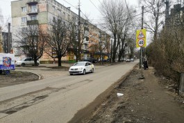 «Головная боль пешеходов»: как выглядит улица Карташева в Калининграде перед реконструкцией