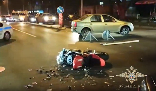 В полиции рассказали подробности смертельной аварии с мотоциклом на улице Невского
