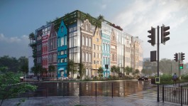 «Стеклянно-ганзейский молл»: в Гурьевске хотят построить торговый центр с растущими на крыше деревьями (фото, видео)