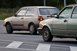 В Калининграде супруга водителя разбила машину «нахамившего автомобилиста»