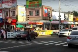 В Калининграде мужчина возомнил себя сотрудником ГИБДД (видео)