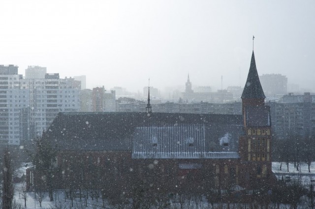 Метеорологи прогнозируют небольшой снег на рабочей неделе в Калининграде