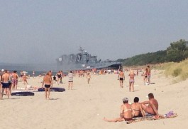 «Завоевавший» мировую славу десантный корабль «Зубр» примет участие в учениях «Запад-2013»