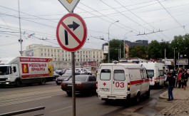 УМВД: Водителю «Мерседеса», сбившего пешехода в центре Калининграда, стало плохо за рулём