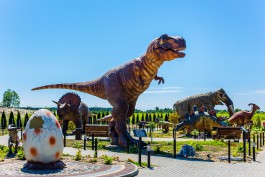 Парк с гигантскими динозаврами в Янтарном откроют 15 июля (фото)