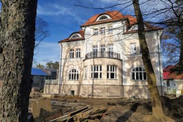 На улице Кутузова в Калининграде завершают реставрацию немецкой виллы Яфа (фото)