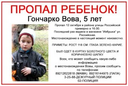 В Калининградской области пропал пятилетний мальчик