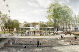 «Площадь у входа, фонтан и арт-сквер»: Алиханов показал концепцию благоустройства Центрального парка (фото)