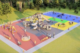 Дятлова показала, как будет выглядеть первая в Калининграде инклюзивная детская площадка (фото)
