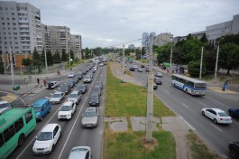 Основные магистрали Калининграда встали в пробках (фото)