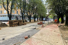 Окончание благоустройства улицы Соммера в районе «Янтарной шкатулки» перенесли на конец сентября