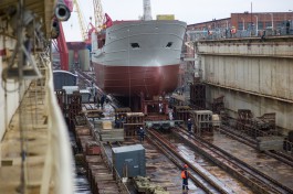«Я вижу твои корабли»: завод «Янтарь» спустил на воду второй траулер для камчатских рыбаков (фото)