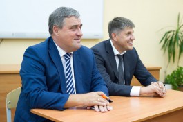 Мэр Алексей Силанов и глава Горсовета Андрей Кропоткин