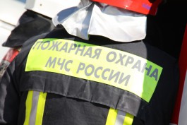 Пожар на фабрике душевых кабин в Багратионовске тушили 12 часов