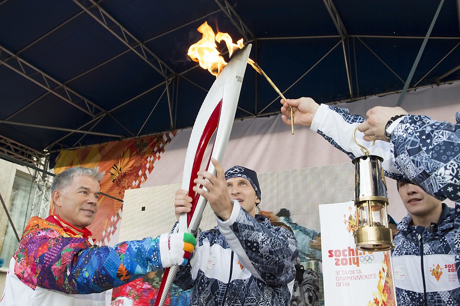 «Днём с огнём»: на Куршской косе и в Светлогорске завершилась олимпийская эстафета (фото, видео)