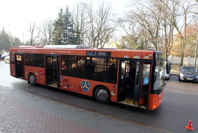 В бюджет Калининграда заложили деньги на украшение автобусов символикой ЧМ-2018