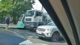 Из-за ДТП на пересечении Гвардейского проспекта и улицы Румянцева образовалась пробка