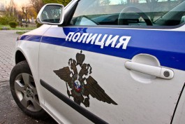На Московском проспекте мотоцикл «Сузуки» врезался в машину сотрудника полиции