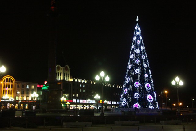 В мэрии рассказали, когда на площади Победы установят новогоднюю ёлку