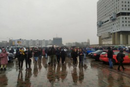 Сторонники Навального устроили шествие в центре Калининграда (фото, видео)