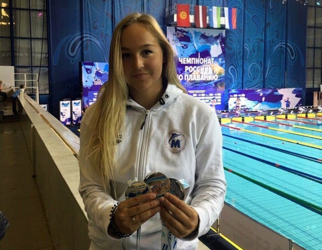 Анна Егорова с медалями московского чемпионата