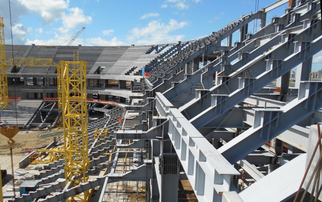 «Спорт-Инжиниринг»: «Скелет» стадиона на Острове готов на 99% (фото)