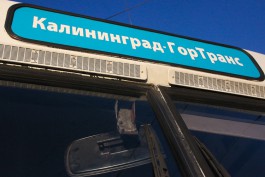 Власти Калининграда планируют сократить в 2017 году дотации «Калининград-ГорТрансу»