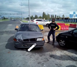 На Московском проспекте столкнулись «Мазда» и «Хёндай»: двое пострадавших