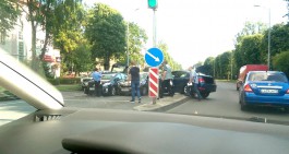 Из-за двух ДТП заблокировано движение на улице Невского в Калининграде