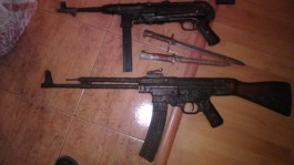 В Черняховске полицейские изъяли у жителя арсенал оружия времён ВОВ