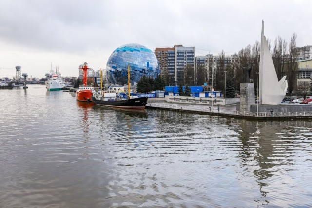 Для корпуса-шара «‎Планета Океан» в Калининграде начали изготавливать музейные инсталляции