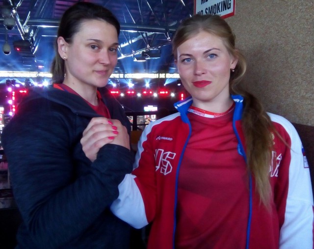 Яна Барановская и Елена Кульпина в Катовице