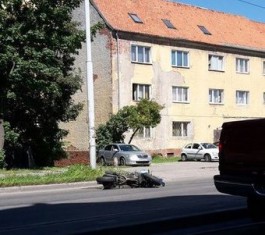 На ул. Гагарина мотоциклист сбил женщину