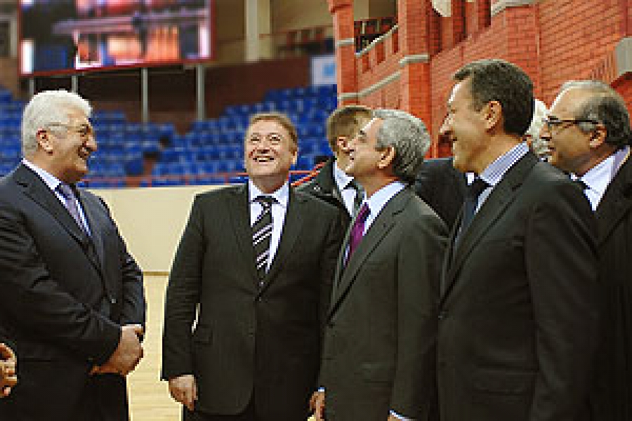 Дворец спорта «Янтарный» впечатлил президента Армении