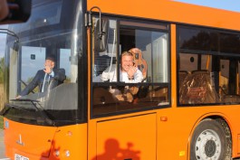 «С приветом из Белоруссии»: в Калининград приехали новые автобусы (фото)