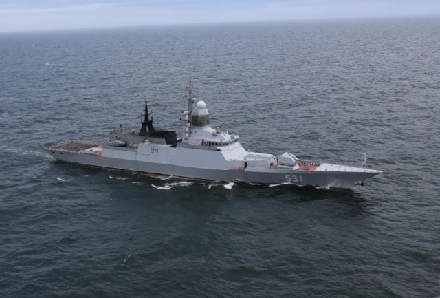 Корвет Балтийского флота «Сообразительный» удачно сразил морские цели в процессе учений